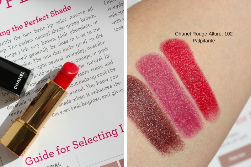 A glimpse at the lips: Chanel's Rouge Allure in Palpitante (102) — Bagful  of Notions